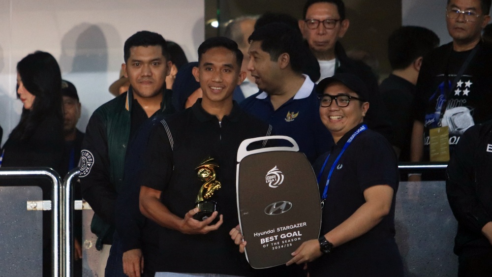Tendangan Roket Rizky Ridho Yang Dinobatkan Sebagai Gol Terbaik BRI Liga 1 Musim Ini